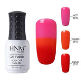 HNM 8ml Color Change Nail Polish Chameleon Gel Nail Polish Vernis Semi Permanent Top Coat Base Coat Gel Lak Gel Varnishes Primer