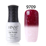 HNM 8ml  Nail Polish Snowy Temperature Color Change Nail Gelpolish UV Gel Polish Hybrid Lacquer Varnish GelPolish Stamping Glue