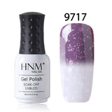 HNM 8ml  Nail Polish Snowy Temperature Color Change Nail Gelpolish UV Gel Polish Hybrid Lacquer Varnish GelPolish Stamping Glue