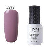 HNM 8ml Soak Off Gel Nail Polish UV LED Gel Polish 58 Colors Gelpolish Semi Permanent Hybrid Polish Varnish GelLak Lacquer ink