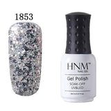 HNM 8ml Soak Off Gel Nail Polish UV LED Gel Polish 58 Colors Gelpolish Semi Permanent Hybrid Polish Varnish GelLak Lacquer ink
