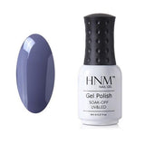 HNM 8ml Winter Grey Color Nail Polishes Nail Polish Stamping Semi Permanent Lucky Lacquer Gelpolish Hybrid Varnish Enamel