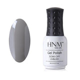 HNM 8ml Winter Grey Color Nail Polishes Nail Polish Stamping Semi Permanent Lucky Lacquer Gelpolish Hybrid Varnish Enamel