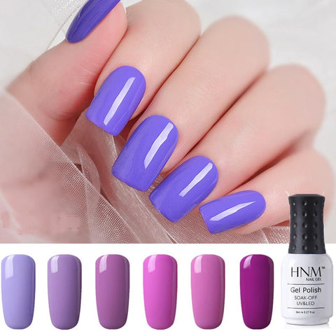 HNM 8ml Winter Grey Color Nail Polishes Nail Polish Stamping Semi Permanent Lucky Lacquer Gelpolish Hybrid Varnish Enamel
