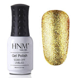 HNM Bling Platinum Nail Gel 8ML Glitter UV Gel Nail Polish LED Lamp Gel Lak Varnish Lacquer Semi Permanent Gelpolish Nail Primer