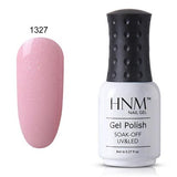 HNM Light Color 8ml Gel Nail Polish UV LED Nail Gel Varnish Nail Art Gellak Soak Off Semi Perment Nail Polish Gellak Paint Glue