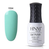 HNM Light Color 8ml Gel Nail Polish UV LED Nail Gel Varnish Nail Art Gellak Soak Off Semi Perment Nail Polish Gellak Paint Glue