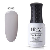 HNM Light Color 8ml Gel Nail Polish UV LED Nail Gel Varnish Nail Art Gellak Soak Off Semi Perment Nail Polish Gellak Paint Glue
