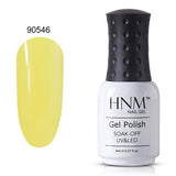 HNM Light Color 8ml Gel Nail Polish UV LED Nail Gel Varnish Nail Art Gellak Soak Off Semi Perment Nail Polish Gellak Paint Glue