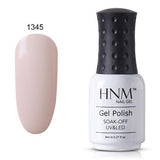 HNM Light Color 8ml Gel Nail Polish UV LED Nail Gel Varnish Nail Art Gellak Soak Off Semi Perment Nail Polish Gellak Paint Glue