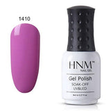 HNM Light Color 8ml Gel Nail Polish UV LED Nail Gel Varnish Nail Art Gellak Soak Off Semi Perment Nail Polish Gellak Paint Glue
