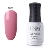 HNM Light Color 8ml Gel Nail Polish UV LED Nail Gel Varnish Nail Art Gellak Soak Off Semi Perment Nail Polish Gellak Paint Glue