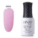 HNM Light Color 8ml Gel Nail Polish UV LED Nail Gel Varnish Nail Art Gellak Soak Off Semi Perment Nail Polish Gellak Paint Glue