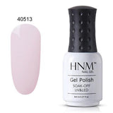 HNM Light Color 8ml Gel Nail Polish UV LED Nail Gel Varnish Nail Art Gellak Soak Off Semi Perment Nail Polish Gellak Paint Glue