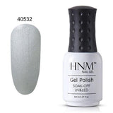 HNM Light Color 8ml Gel Nail Polish UV LED Nail Gel Varnish Nail Art Gellak Soak Off Semi Perment Nail Polish Gellak Paint Glue