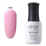 HNM Light Color 8ml Gel Nail Polish UV LED Nail Gel Varnish Nail Art Gellak Soak Off Semi Perment Nail Polish Gellak Paint Glue