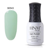 HNM Light Color 8ml Gel Nail Polish UV LED Nail Gel Varnish Nail Art Gellak Soak Off Semi Perment Nail Polish Gellak Paint Glue