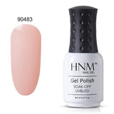 HNM Light Color 8ml Gel Nail Polish UV LED Nail Gel Varnish Nail Art Gellak Soak Off Semi Perment Nail Polish Gellak Paint Glue