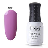 HNM Light Color 8ml Gel Nail Polish UV LED Nail Gel Varnish Nail Art Gellak Soak Off Semi Perment Nail Polish Gellak Paint Glue