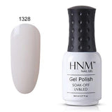 HNM Light Color 8ml Gel Nail Polish UV LED Nail Gel Varnish Nail Art Gellak Soak Off Semi Perment Nail Polish Gellak Paint Glue