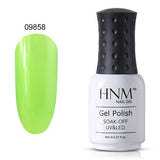 HNM Light Color 8ml Gel Nail Polish UV LED Nail Gel Varnish Nail Art Gellak Soak Off Semi Perment Nail Polish Gellak Paint Glue