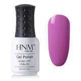 HNM Light Color Series 8ML Nail Polish Hybrid Lacquer Gel Varnishes Soak-Off UV Gel Polish Primer Nail Art Base Top GelLak ink