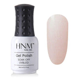 HNM Light Color Series 8ML Nail Polish Hybrid Lacquer Gel Varnishes Soak-Off UV Gel Polish Primer Nail Art Base Top GelLak ink