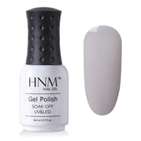 HNM Light Color Series 8ML Nail Polish Hybrid Lacquer Gel Varnishes Soak-Off UV Gel Polish Primer Nail Art Base Top GelLak ink