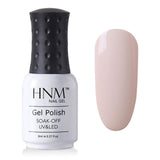 HNM Light Color Series 8ML Nail Polish Hybrid Lacquer Gel Varnishes Soak-Off UV Gel Polish Primer Nail Art Base Top GelLak ink