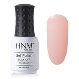 HNM Light Color Series 8ML Nail Polish Hybrid Lacquer Gel Varnishes Soak-Off UV Gel Polish Primer Nail Art Base Top GelLak ink