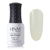 HNM Light Color Series 8ML Nail Polish Hybrid Lacquer Gel Varnishes Soak-Off UV Gel Polish Primer Nail Art Base Top GelLak ink