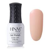 HNM Light Color Series 8ML Nail Polish Hybrid Lacquer Gel Varnishes Soak-Off UV Gel Polish Primer Nail Art Base Top GelLak ink