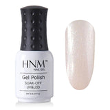 HNM Light Color Series 8ML Nail Polish Hybrid Lacquer Gel Varnishes Soak-Off UV Gel Polish Primer Nail Art Base Top GelLak ink