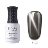 HNM Lucky Lacquer Enamel Jade Cat Eye UV Gel Nail Polish 8ml Cat Eye LED Lamp Gel Nail Polish Semi Permanent Soak Off Gelpolish