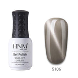 HNM Lucky Lacquer Enamel Jade Cat Eye UV Gel Nail Polish 8ml Cat Eye LED Lamp Gel Nail Polish Semi Permanent Soak Off Gelpolish