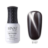 HNM Lucky Lacquer Enamel Jade Cat Eye UV Gel Nail Polish 8ml Cat Eye LED Lamp Gel Nail Polish Semi Permanent Soak Off Gelpolish