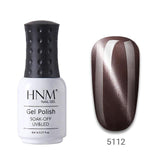 HNM Lucky Lacquer Enamel Jade Cat Eye UV Gel Nail Polish 8ml Cat Eye LED Lamp Gel Nail Polish Semi Permanent Soak Off Gelpolish