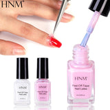 HNM Nail Glue Finger Nail Skin Care Latex Adhesive LED Lamp Lacquer Liquid 6ML Peel Off Protective Nail Polish Nail Primer