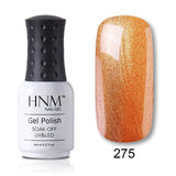 HNM New Nude Light Color 8ML UV Gel Nail Polish Top Base Semi Permanent Hybrid Varnish Stamping Enamel Painting Gellak