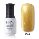 HNM New Nude Light Color 8ML UV Gel Nail Polish Top Base Semi Permanent Hybrid Varnish Stamping Enamel Painting Gellak