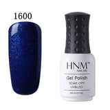 HNM Pure Color 8ML Nail Polish Soak Off UV Stamping Paint Gellak Nail Polish LED Lamp Gelpolish Lucky Lacquer Hybrid Varnish Ink