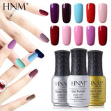 HNM Pure Color 8ML Nail Polish Soak Off UV Stamping Paint Gellak Nail Polish LED Lamp Gelpolish Lucky Lacquer Hybrid Varnish Ink