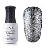 HNM Super Bling Gel Nail Polish 8ML UV Nail Gel Polish Platinum GelLak Glitter Semi Permanent GelPolish Gel Varnish Lacquer