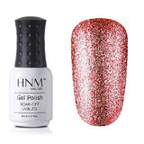 HNM Super Bling Gel Nail Polish 8ML UV Nail Gel Polish Platinum GelLak Glitter Semi Permanent GelPolish Gel Varnish Lacquer