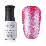 HNM Super Bling Gel Nail Polish 8ML UV Nail Gel Polish Platinum GelLak Glitter Semi Permanent GelPolish Gel Varnish Lacquer