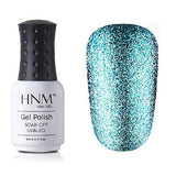 HNM Super Bling Gel Nail Polish 8ML UV Nail Gel Polish Platinum GelLak Glitter Semi Permanent GelPolish Gel Varnish Lacquer