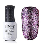 HNM Super Bling Gel Nail Polish 8ML UV Nail Gel Polish Platinum GelLak Glitter Semi Permanent GelPolish Gel Varnish Lacquer