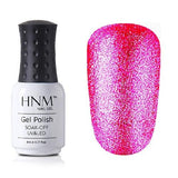 HNM Super Bling Gel Nail Polish 8ML UV Nail Gel Polish Platinum GelLak Glitter Semi Permanent GelPolish Gel Varnish Lacquer