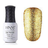 HNM Super Bling Gel Nail Polish 8ML UV Nail Gel Polish Platinum GelLak Glitter Semi Permanent GelPolish Gel Varnish Lacquer