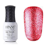 HNM Super Bling Gel Nail Polish 8ML UV Nail Gel Polish Platinum GelLak Glitter Semi Permanent GelPolish Gel Varnish Lacquer